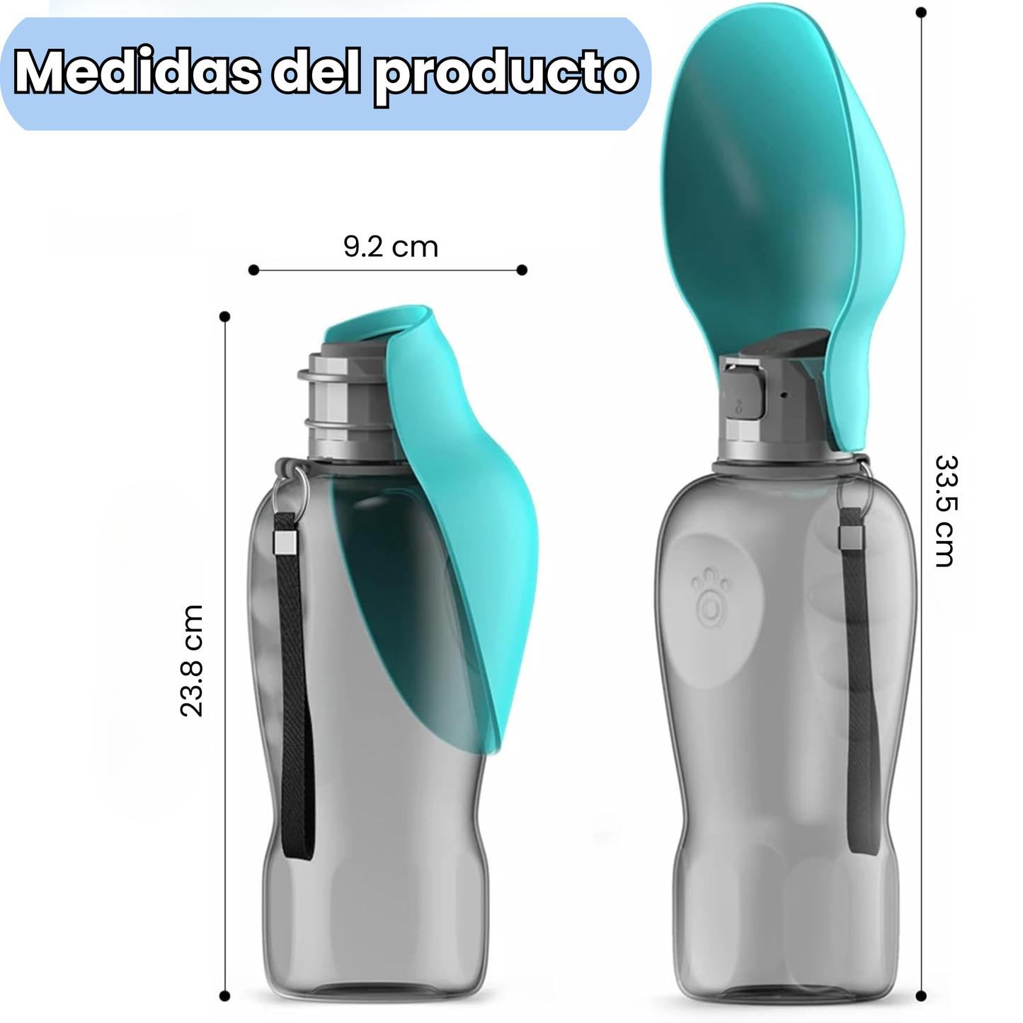 Bebedero Portátil Para Perros | 800ml
